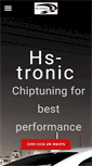 Mobile Screenshot of hs-tronic.be